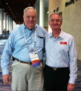 At the Global Congress Steve connected with James R. Snyder, founder of the Project Management Institute.